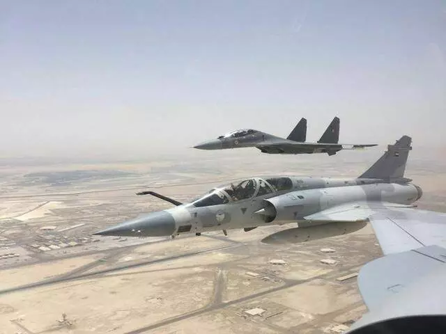 當印軍幻影戰鬥機拉起確認目標時,巴軍對空警戒雷達立刻發現了他們