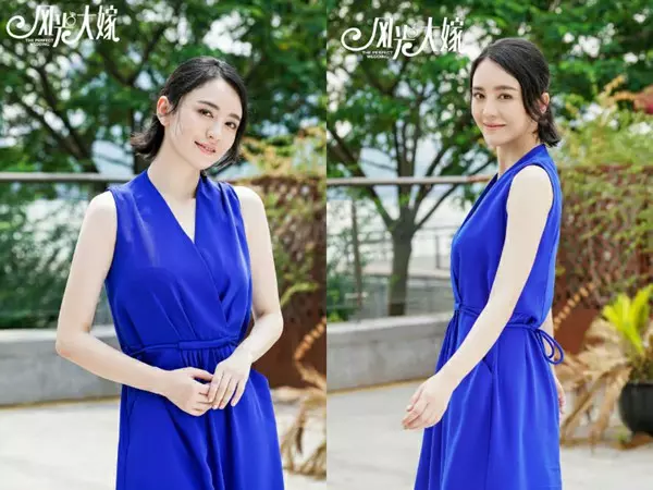 給穿藍裙的女星打分 范冰冰娜扎最美呂佳容李小璐一般