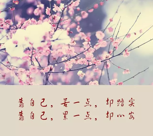 人活著,最大的靠山,不是別人,而是自己!靠自己最靠譜