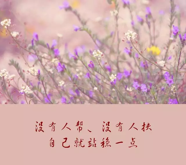 人活著,最大的靠山,不是別人,而是自己!靠自己最靠譜