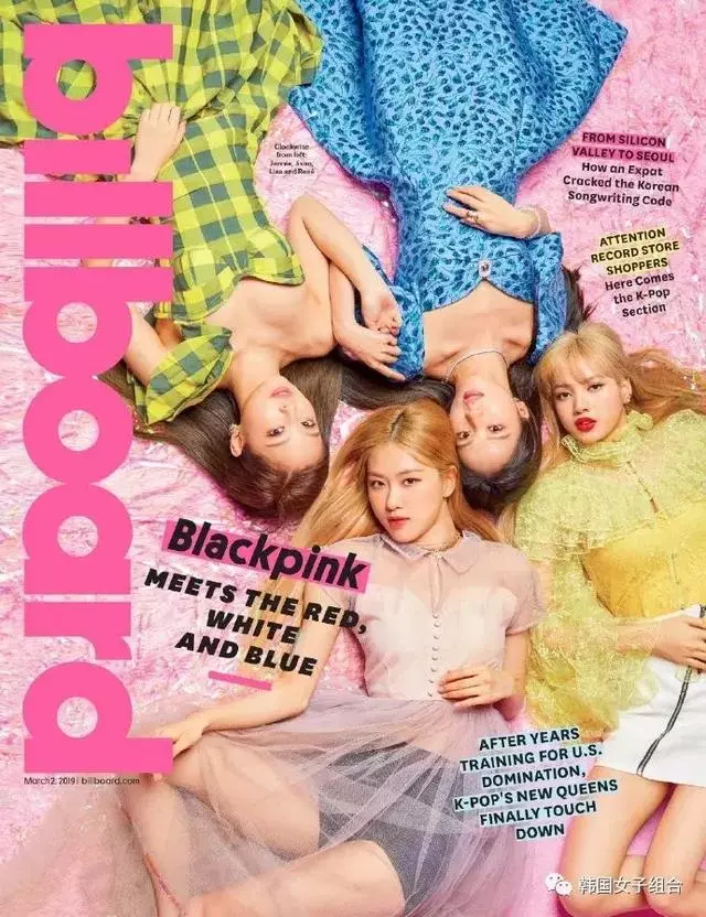 韓女團最初,登上美國Billboard封面,封面照片公開!