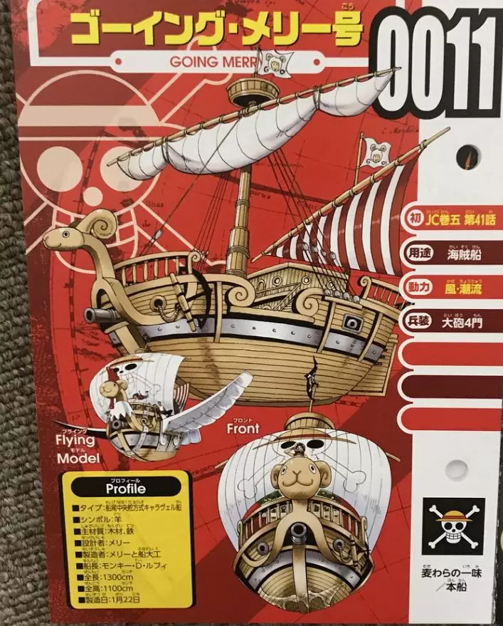 海賊王官方情報:梅麗號編號是11號,草帽團不再有新夥伴了?!