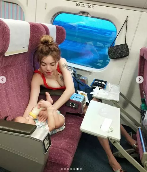 地方媽媽高鐵餵奶爆紅了!一彎腰「超巨育兒器彈出」乳量超豐沛…30歲↑乾兒子收不收? - Candymush 糖果村莊