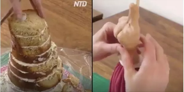 翻糖蛋糕「製作過程」曝光!師傅巧手捏出各種配飾,網友佩服:太神了!