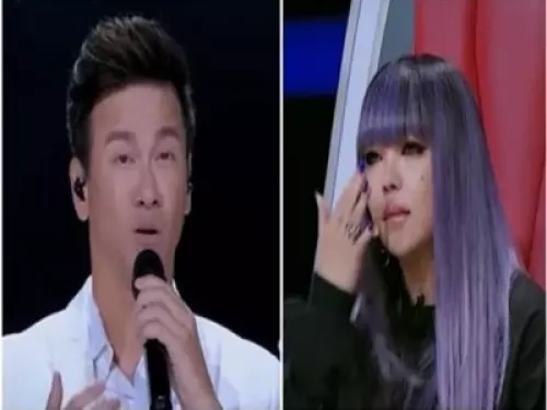她永遠的痛!李聖傑帶領「星星的孩子」演唱《聽你聽我》,讓阿妹當場淚如雨下!