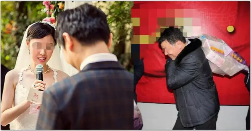 二婚當天「窮酸」前夫背著麻袋來祝賀,當麻袋打開後,讓「看笑話」的來賓眼珠子都要掉地上了..