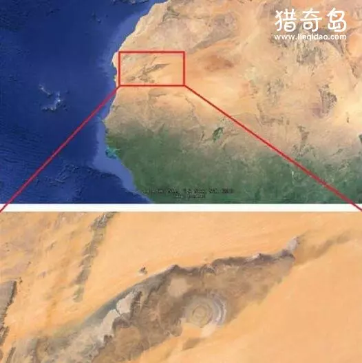 撒哈拉沙漠中的「巨眼」是誰幹的呢?