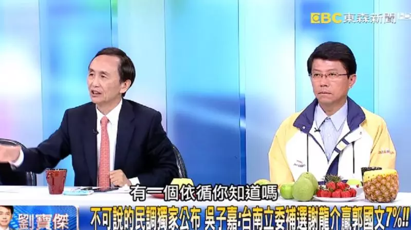 吳子嘉公布民調!謝龍介「領先」臉卻鐵青 網揭背後原因