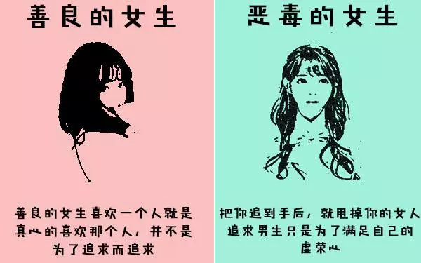 這4張圖告訴你,善良的女人和惡毒的女人的區別