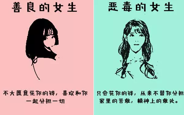 這4張圖告訴你,善良的女人和惡毒的女人的區別
