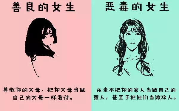 這4張圖告訴你,善良的女人和惡毒的女人的區別