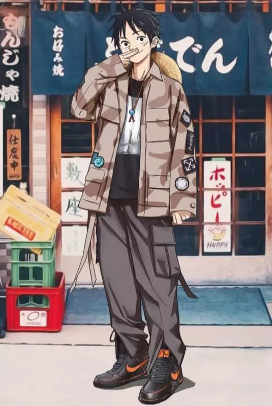 當《海賊王》中的九位角色穿上現代服裝,鷹眼最霸氣,羅最帥氣!