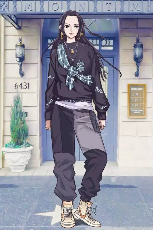 當《海賊王》中的九位角色穿上現代服裝,鷹眼最霸氣,羅最帥氣!
