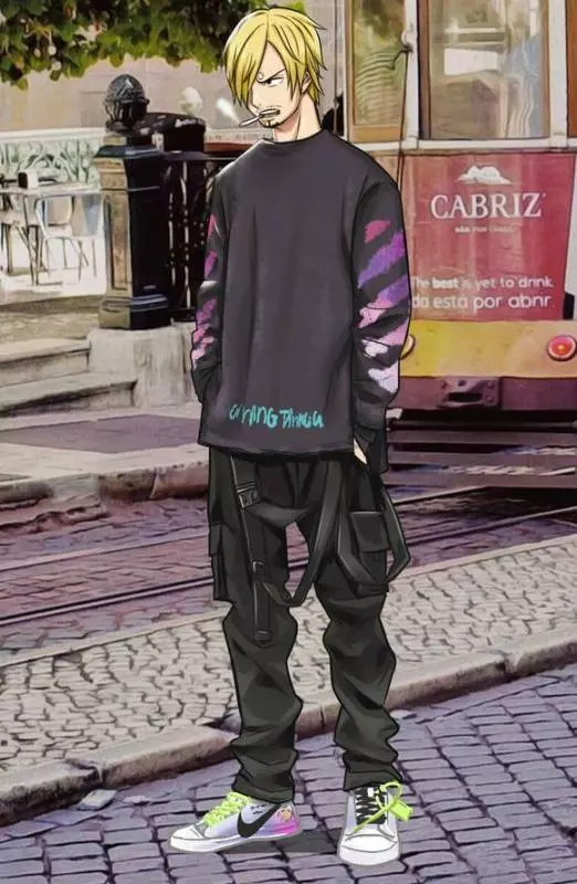 當《海賊王》中的九位角色穿上現代服裝,鷹眼最霸氣,羅最帥氣!