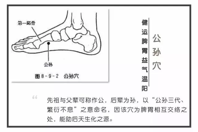 公孫穴:人體治療疾病的大穴,胃痛,腹痛,失眠,痛經,效果好!