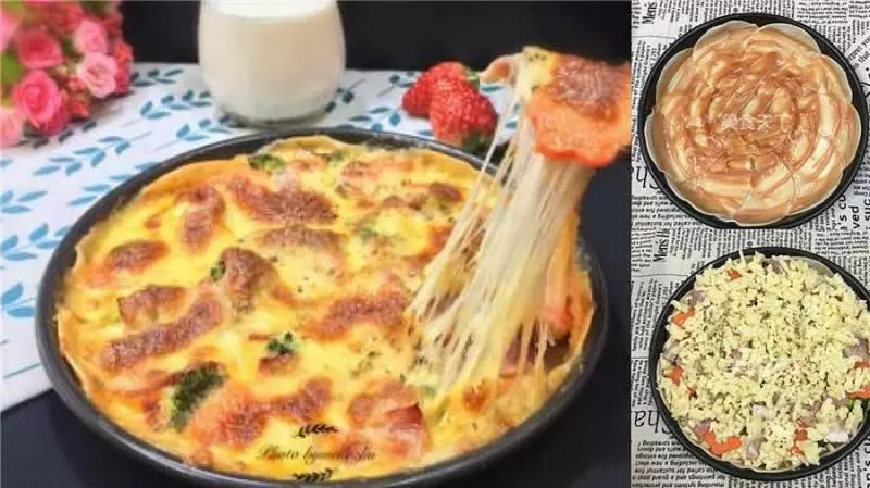 你意想不到的!餃子皮披薩。。。。