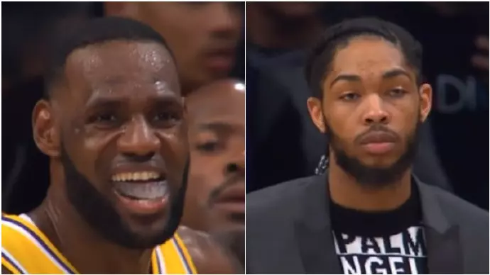 【影片】記者透露詹姆斯罰球不中後湖人球迷高喊:我們要Kobe!賽後詹姆斯站在原地表情盡顯無奈!