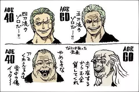 《海賊王》各人物老年形象曝光,60歲的娜美比大媽還丑!