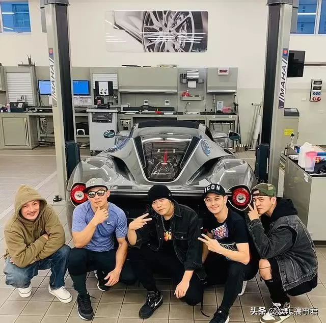 周杰倫和林志穎羅志祥余文樂同框聊車,周董情商高朋友超多