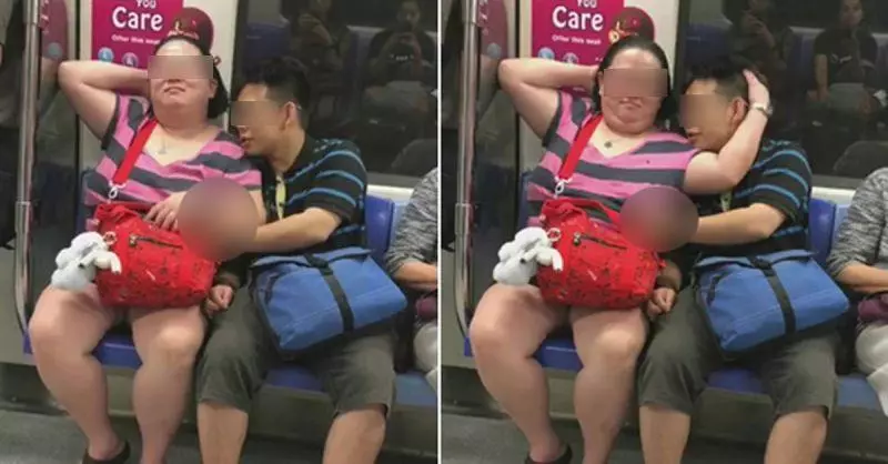 非要在大庭廣眾如此卿卿我我?