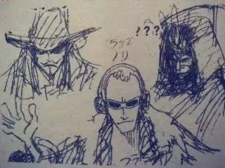 《海賊王》尾田早期手稿曝光,娜美是狂戰士,多弗朗明哥成禿頭!