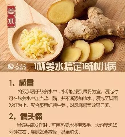 一杯熱姜水，輕鬆搞定這些小病，收藏一下吧