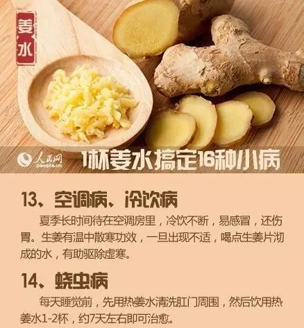 一杯熱姜水，輕鬆搞定這些小病，收藏一下吧