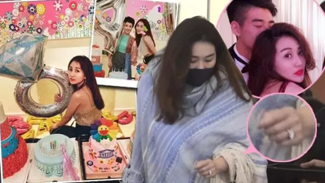 何超盈在社交平台親自曬出男友跪地求婚短片,非常的溫馨甜蜜!