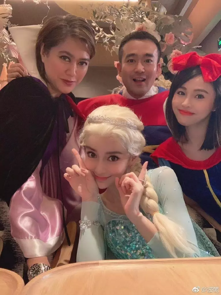 Angelababy超齡化身冰雪女王 網友:細佬反串更搶鏡!