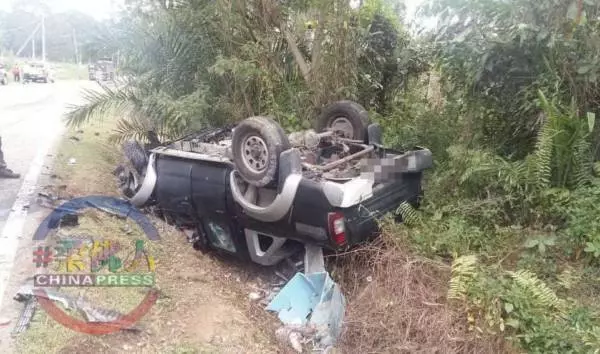 羅釐超車不遂撞貨卡,年輕爸爸返家途中車禍斃命!