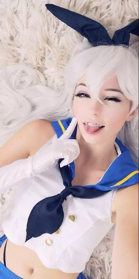 200萬粉絲追蹤!19歲阿黑顏正妹《Belle Delphine》火了,玩起各種Cosplay讓人直呼凍未調