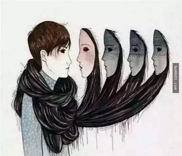 11張「每天都發生在現實生活中」的暗黑人性插畫!男人沒自由,女人再好都沒用…