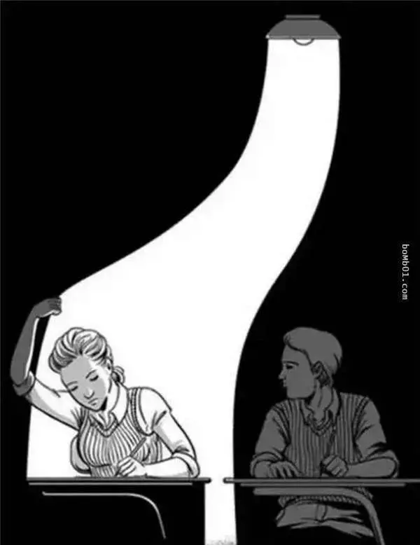 11張「每天都發生在現實生活中」的暗黑人性插畫!男人沒自由,女人再好都沒用…