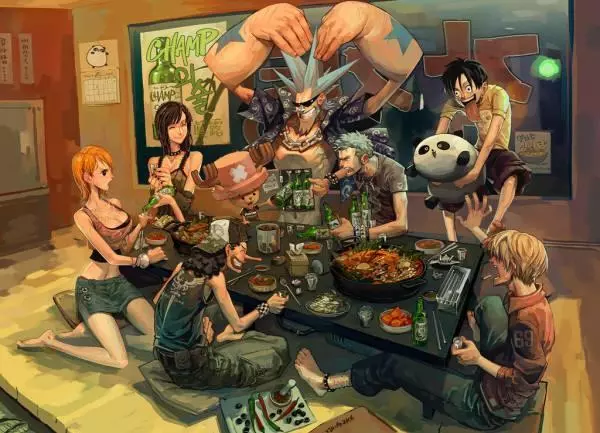 國外大師筆下的海賊王成員,卡二最帥,黃猿什麼鬼? (三)