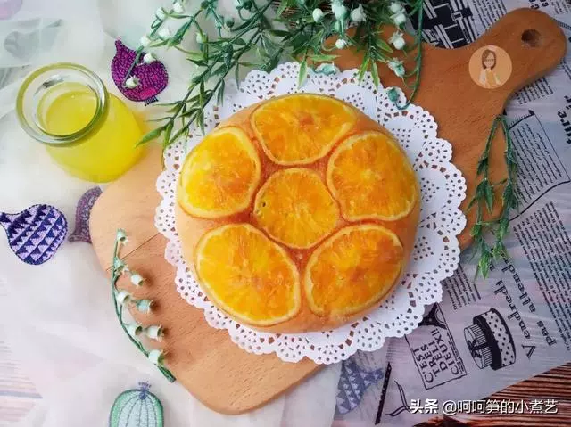 當小清新的橙子遇上軟乎乎的蛋糕,讓你吃一次就愛上它的獨特味道