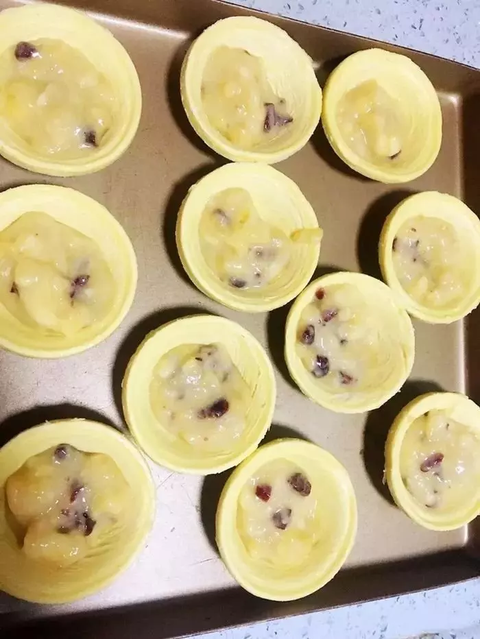 超好吃的蛋撻「香蕉酥」外酥里嫩~零失敗做法!
