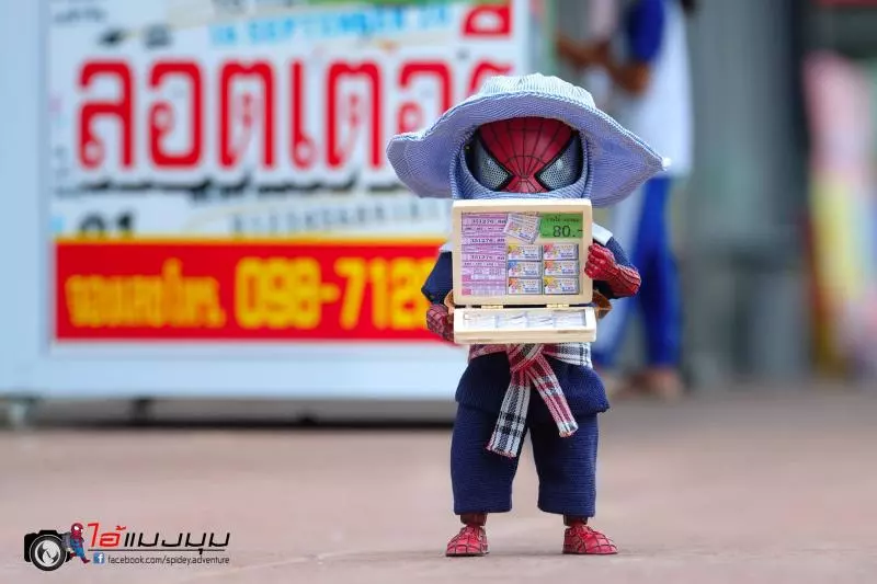 這對我可以!蜘蛛人X萌貓日常好吸粉 扮「彩券阿婆」有87分像