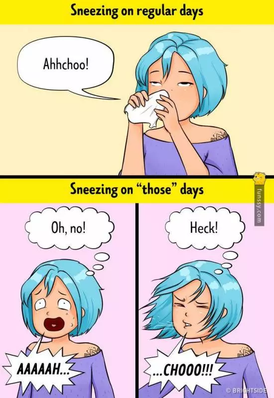 12張只有女生們才能體會到的大姨媽來拜訪時的心酸!女生真偉大!