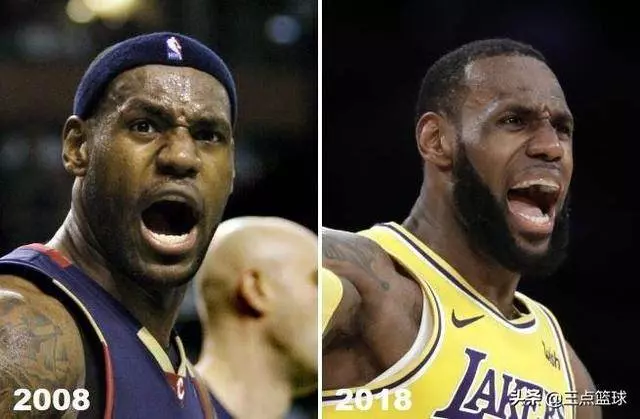 十年回看NBA球員長相變化,庫里威少基本沒變,詹皇一顛十五年!
