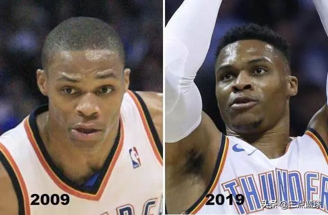 十年回看NBA球員長相變化,庫里威少基本沒變,詹皇一顛十五年!