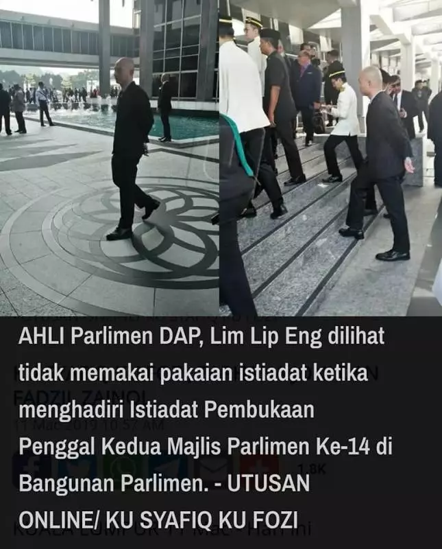 【林立迎低調有罪?】指控不穿官服輕慢元首,YB 抨前鋒報居心叵測