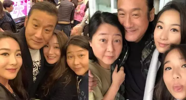 梁家輝女兒曬全家福 影帝學女兒吐舌賣萌父愛爆棚