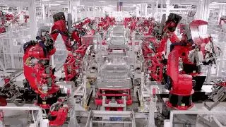 特斯拉工廠被曝光,整個工廠只有150個機器人,超震撼!感覺要失業了