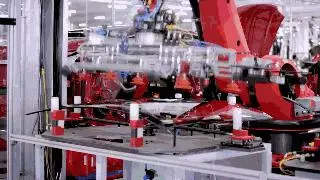 特斯拉工廠被曝光,整個工廠只有150個機器人,超震撼!感覺要失業了