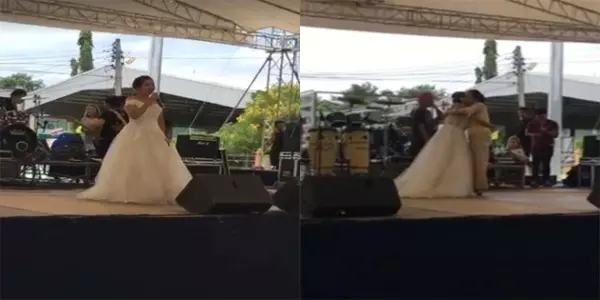 盛大婚禮席開上百桌,緊要關頭時「新郎居然落跑了」!留下新娘獨自一人上台,讓人看了鼻酸!