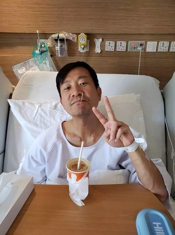 前TVB實力戲骨完成心臟手術,老婆社交網發文曬病床照報平安!
