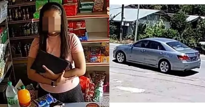 女子打扮光鮮坐豪車 購物後賴帳上車逃