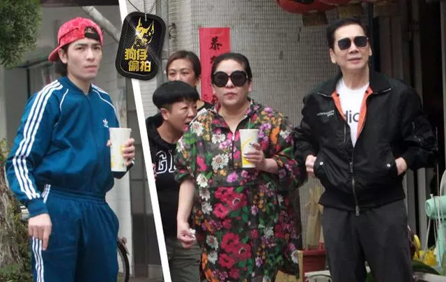向華強夫婦坐勞斯萊斯去路邊小店吃面,乾兒子蕭敬騰熱情接待!