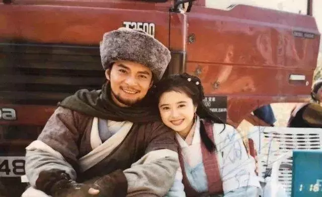 97年《天龍八部》珍藏照,43歲前TVB小花被稱最美小鍾靈