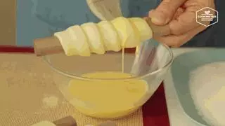 韓國超火的牛角酥,一上架就被搶光,酥脆爆漿好吃到哭~